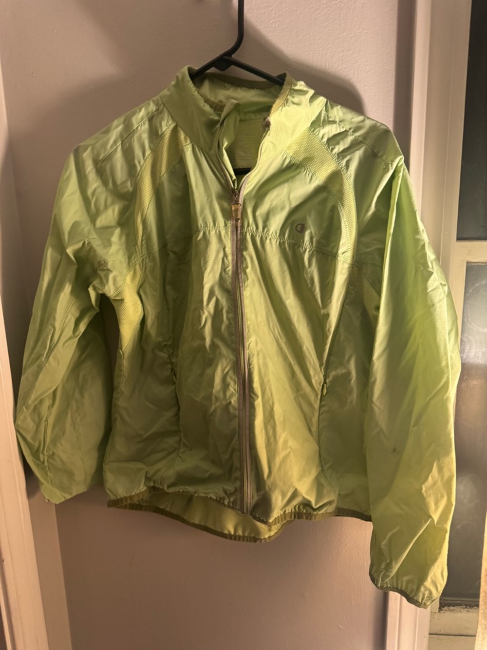 Champion Light Green Windbreaker Jacket